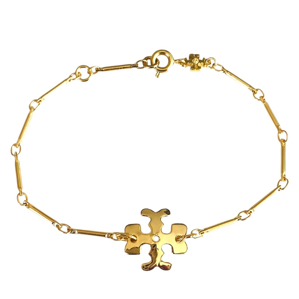 NWT Tory Burch Thin Roxanne Logo Bracelet with tag & dust bag $140